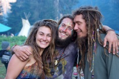 Happy-Hippies-Embracing-Rainbow-Gathering-Washington-2011